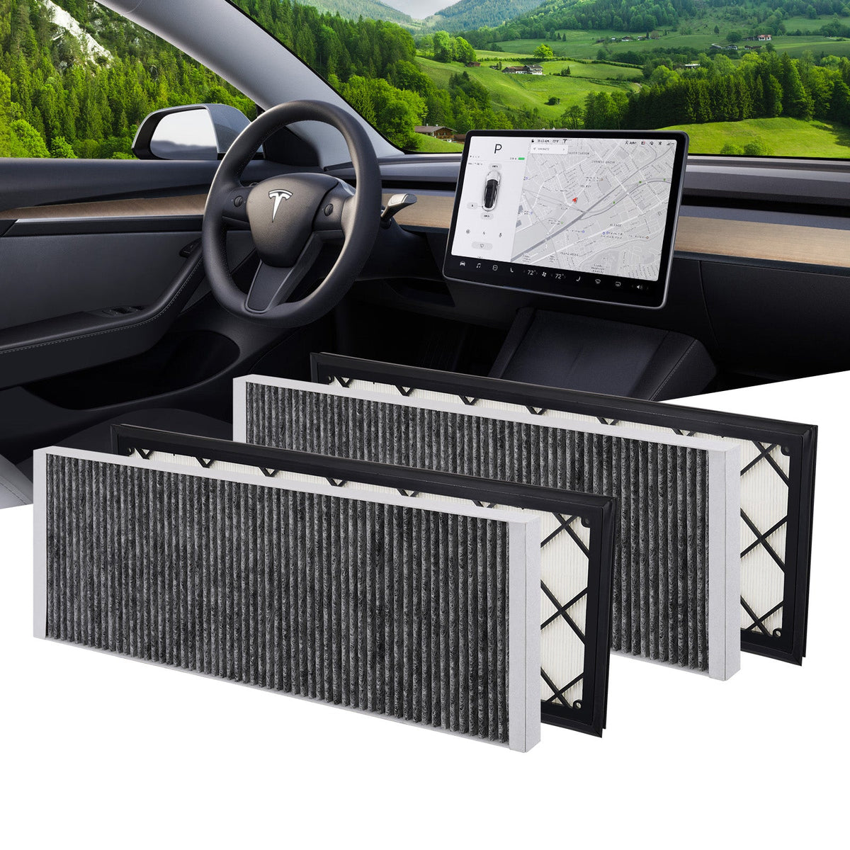 A Closer Look at Tesla Model Y Cabin Air Filter and the Options