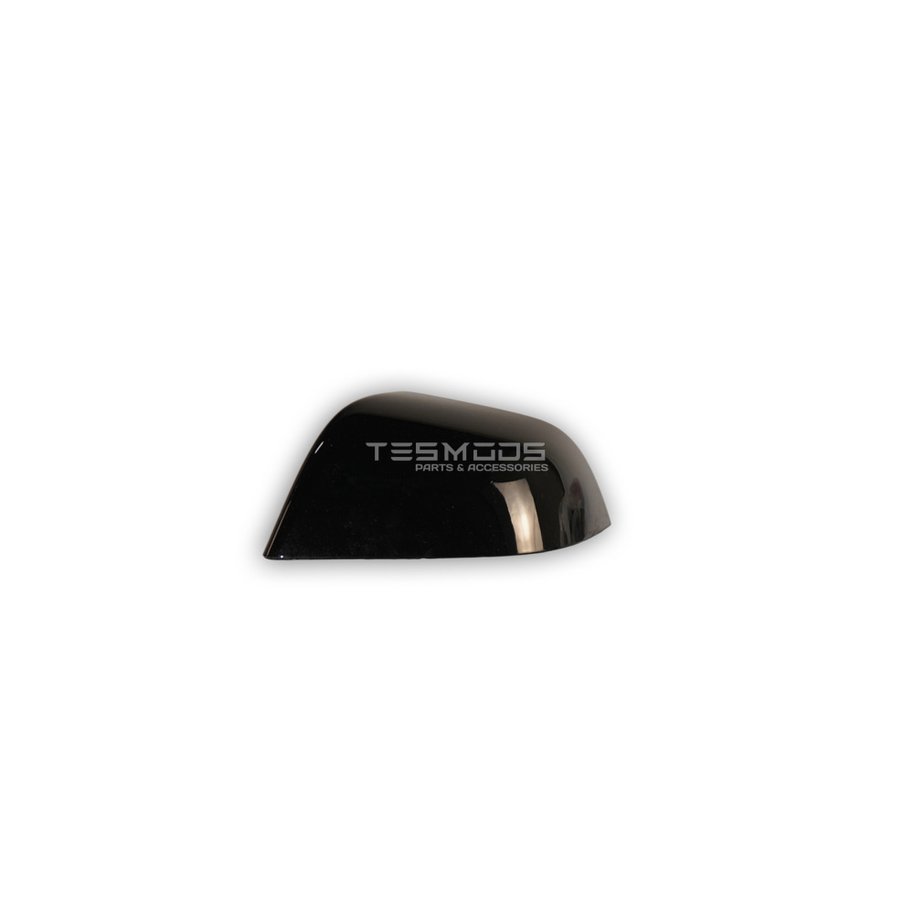 EXTERIOR MIRROR SKULL CAP- LEFT HAND- SOLID BLACK- PBSB - Model 3