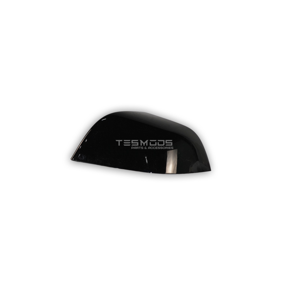 EXTERIOR MIRROR SKULL CAP- LEFT HAND- SOLID BLACK- PBSB - Model 3