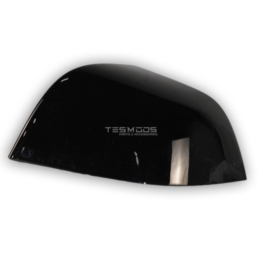 SKULL CAP – EXTERIOR MIRROR – LEFT HAND – SOLID BLACK - Model Y