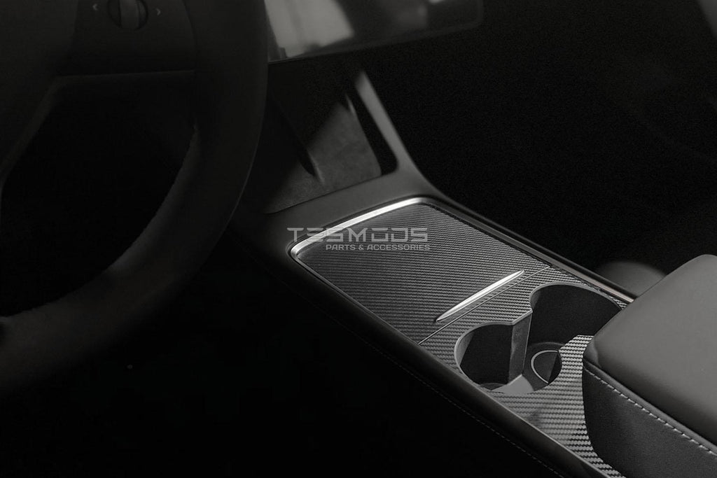 Model Y Carbon Fiber Console Wrap (2021+)