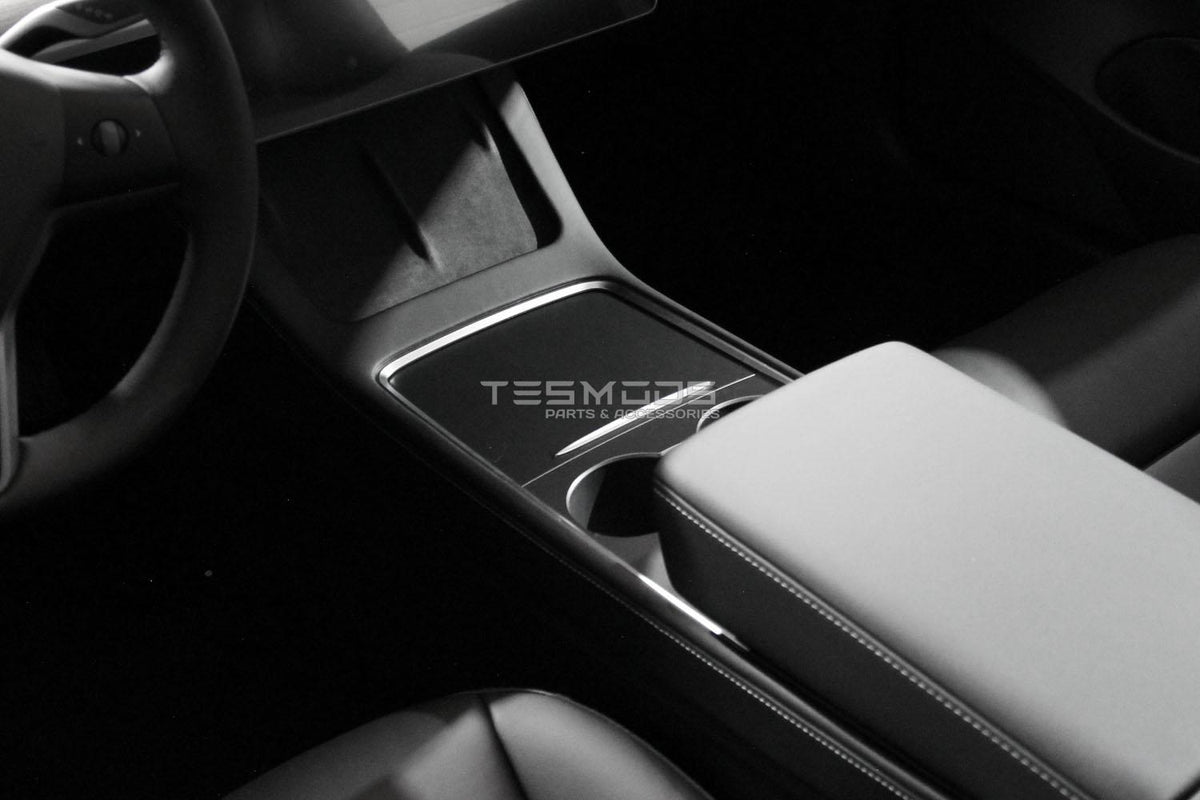 Model 3 Matte Black Console Wrap