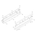 Tesla Cybertruck Rocker Panel Trim - Terrestrial Armor Package parts diagram