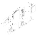 Tesla Cybertruck A-B-C Post Interior Trim parts diagram