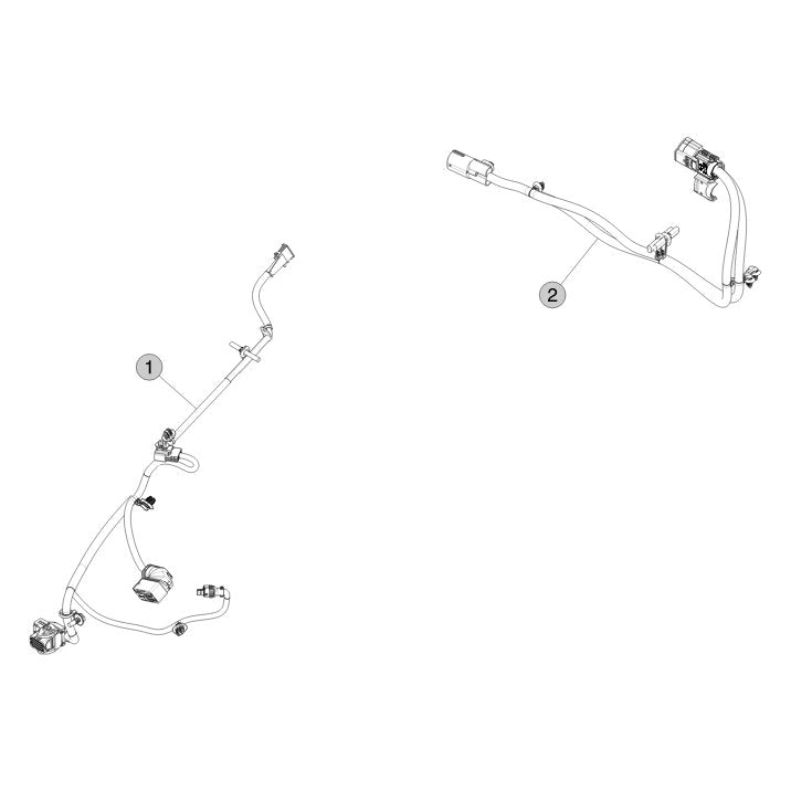 Tesla Cybertruck Steering Harnesses parts diagram