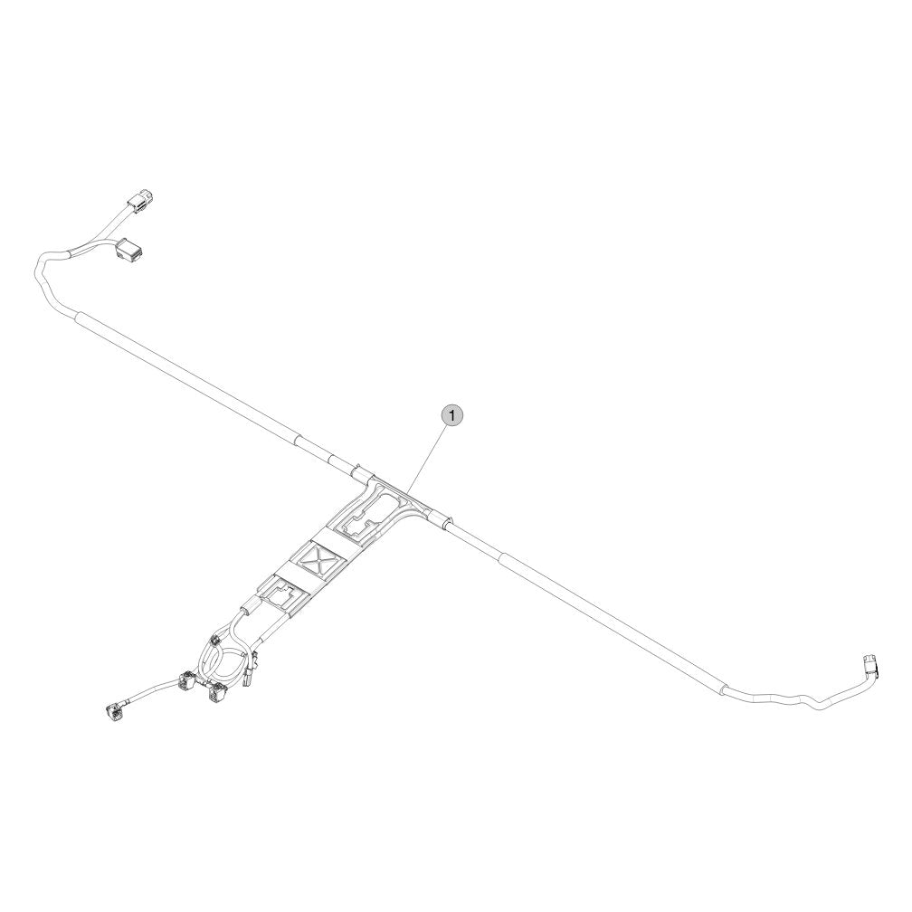 Tesla Cybertruck Windshield Harness parts diagram