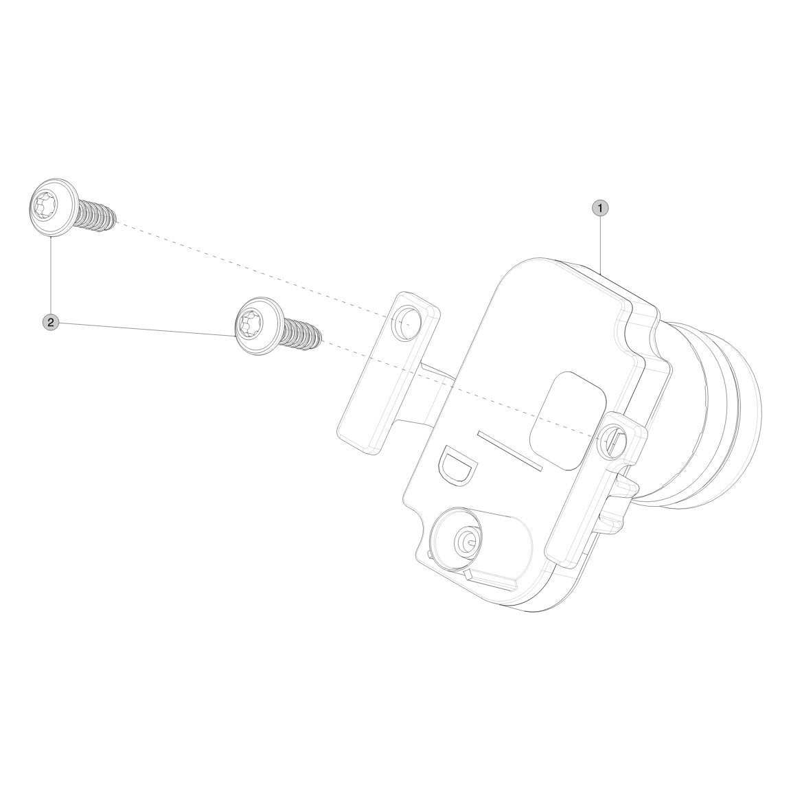 Tesla Cybertruck Rear Camera parts diagram