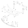 Tesla Model 3 Highland Front Energy Absorber parts diagram
