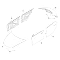 Tesla Model 3 Highland Closure Panels parts diagram