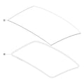 Tesla Model 3 Highland Roof Glass parts diagram