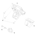 Tesla Model 3 Highland Trunk Latch parts diagram