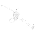 Tesla Model 3 Highland Front Door Latch and Striker parts diagram