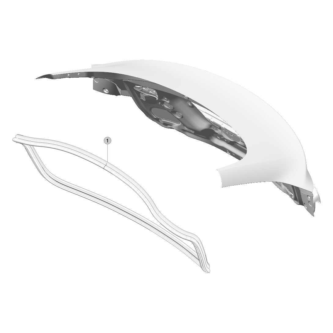 Tesla Model 3 Highland Trunk Seals parts diagram