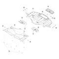 Tesla Model 3 Highland Rear Undertray and Diffuser parts diagram