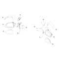 Tesla Model 3 Highland Exterior Mirrors parts diagram