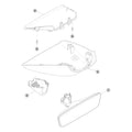 Tesla Model 3 Highland Rearview Mirror parts diagram