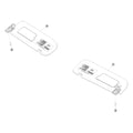 Tesla Model 3 Highland Sun Visors parts diagram