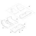 Tesla Model 3 Highland Passenger Compartment Carpet parts diagram