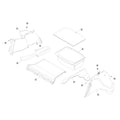 Tesla Model 3 Highland Trunk Carpet and Side Finishers parts diagram