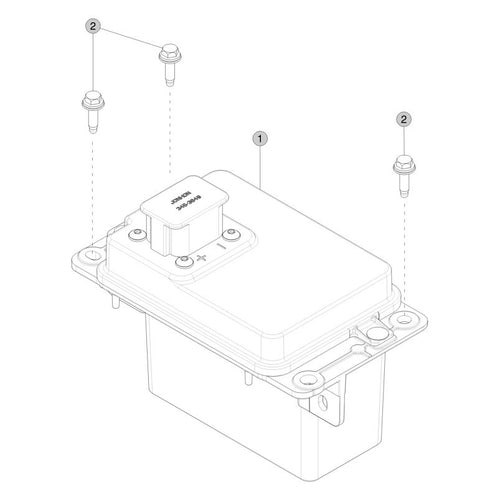 Tesla Model 3 Highland LV Battery parts diagram