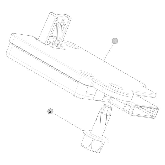 Tesla Model 3 Highland Radar Sensors parts diagram