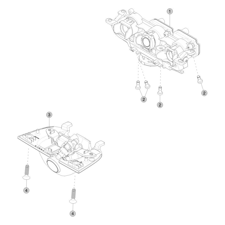Tesla Model 3 Highland Front Camera parts diagram