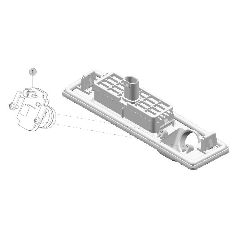 Tesla Model 3 Highland Liftgate Camera parts diagram