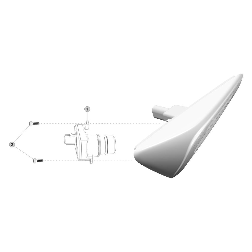 Tesla Model 3 Highland Side Repeater Camera parts diagram