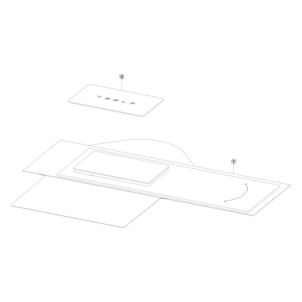 Tesla Model 3 Highland Keycard parts diagram