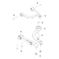 Tesla Model 3 Highland Front Suspension Arms parts diagram