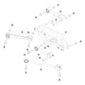 Tesla Model 3 Highland Rear Suspension Arms parts diagram