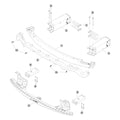 Tesla Model Y Juniper Front Energy Absorber parts diagram
