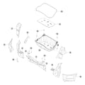 Tesla Model Y Juniper Rear End Panels parts diagram