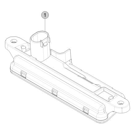 Tesla Model Y Juniper Liftgate Handle and Emergency Release parts diagram