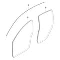 Tesla Model Y Juniper Body Side Seals parts diagram