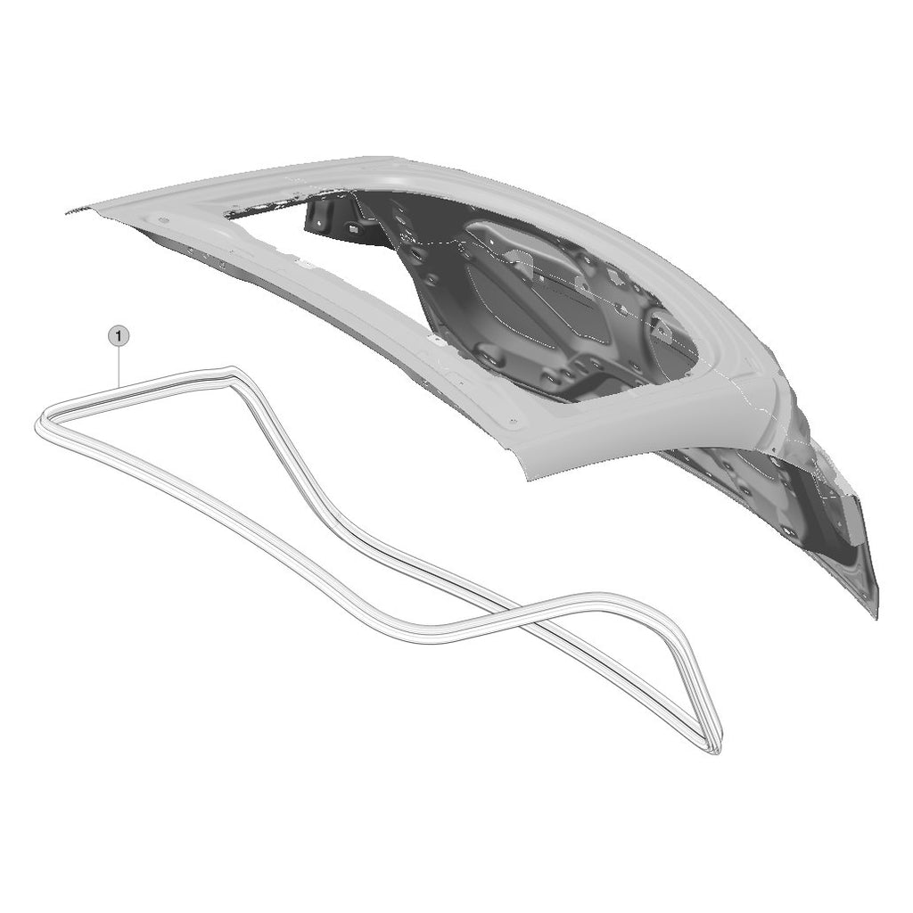 Tesla Model Y Juniper Liftgate Seals parts diagram