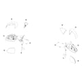 Tesla Model Y Juniper Exterior Mirrors parts diagram