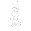 Tesla Model Y Juniper Front Luggage Storage Compartment parts diagram