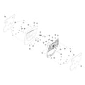 Tesla Model Y Juniper Rear Door Trim Pad parts diagram