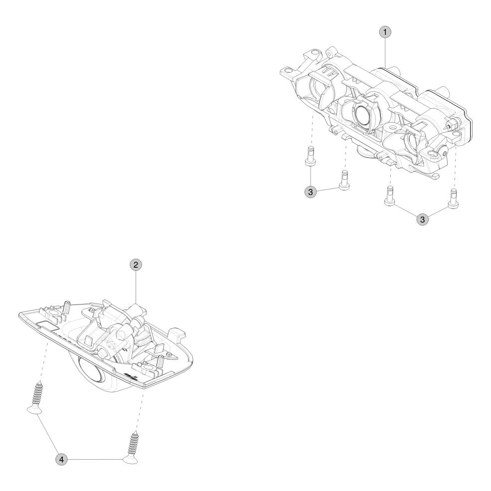 Tesla Model Y Juniper Front Camera parts diagram