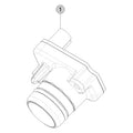 Tesla Model Y Juniper Rear Camera parts diagram