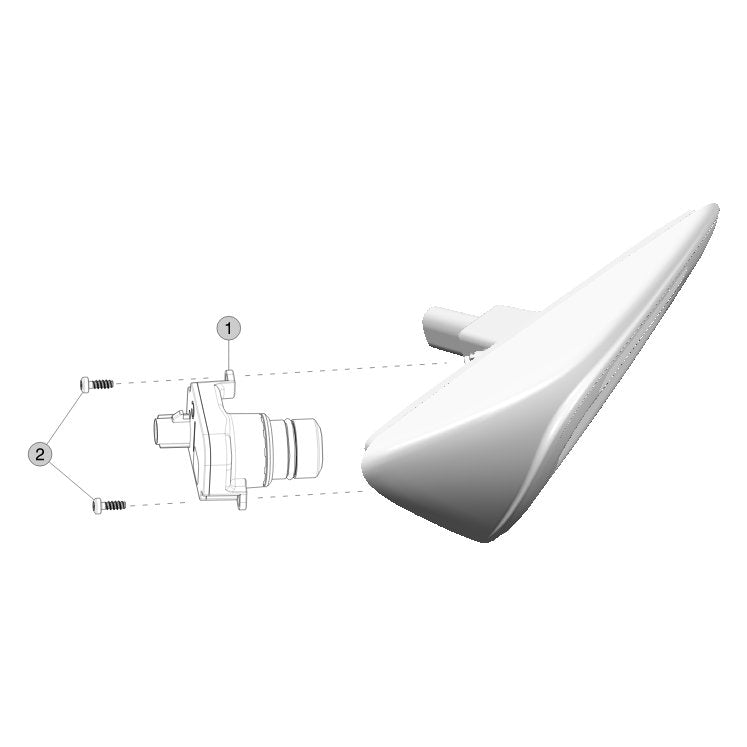 Tesla Model Y Juniper Side Repeater Camera parts diagram