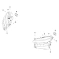 Tesla Model Y Juniper Headlamps parts diagram