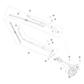 Tesla Model Y Juniper Windshield Wipers and Motor parts diagram