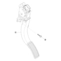 Tesla Model Y Juniper Accelerator Pedal parts diagram