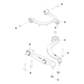 Tesla Model Y Juniper Front Suspension Arms parts diagram