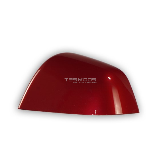 SKULL CAP – EXTERIOR MIRROR – LEFT HAND – SUNSET RED - Model Y