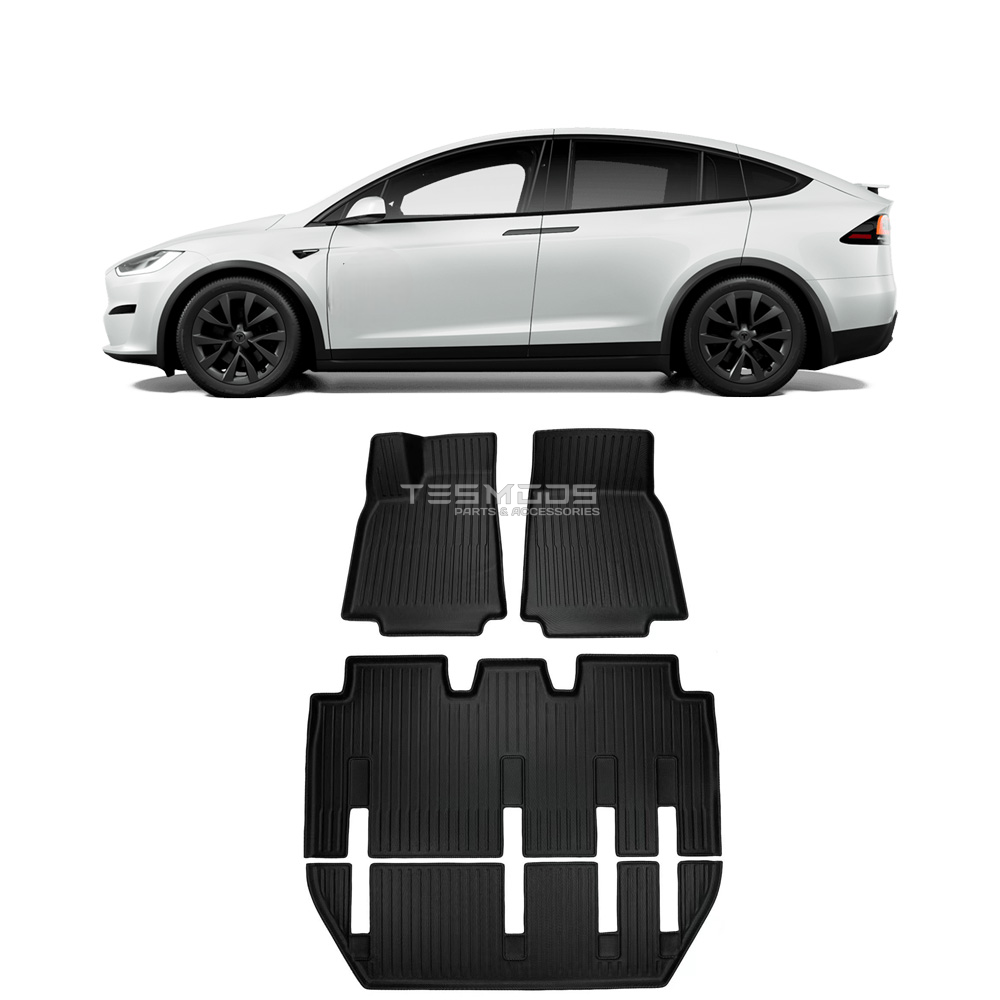 Model X Floor Mats – 3D Extreme Performance – 6 Seater