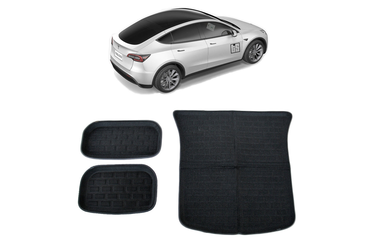 Model Y Frunk Trunk Mats – 3D Comfort Performance – 5 Seater