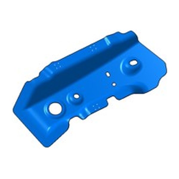 Panel - Rear Wheelhouse Reinforcement Closeout - Right - Tesla part 1082740-S0-E